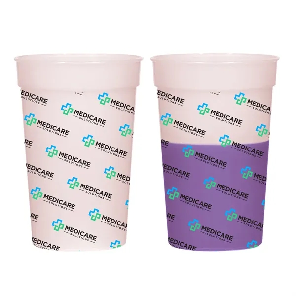 16 oz. color-changing plastic stadium cup.... from ASI 61125 Hit Promotional Products / Hit®
