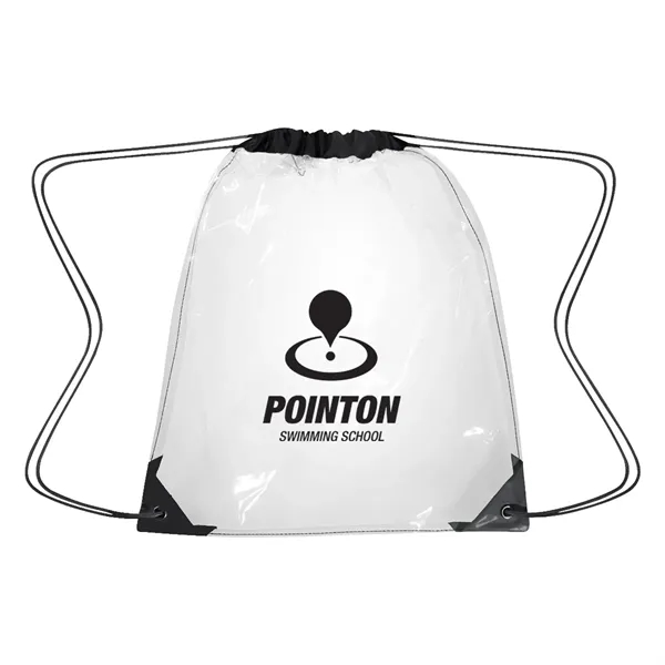 17" x 14" clear EVA drawstring backpack.... from ASI 61125 Hit Promotional Products / Hit®