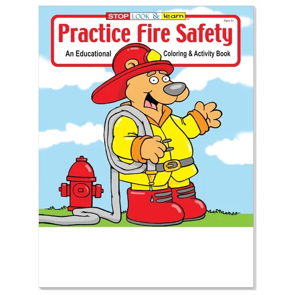 Coloring Book: Practice Fire Safety... from ASI 40480 Koozie Group / Norwood