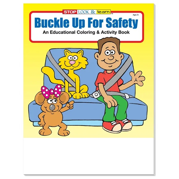 Coloring Book: Buckle Up for Safety... from ASI 40480 Koozie Group / Norwood