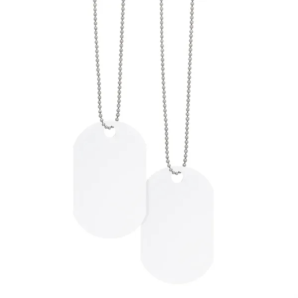 2" x 1,25" acrylic dog tag with 24" ball chain and... from ASI 61125 Hit Promotional Products / Hit®