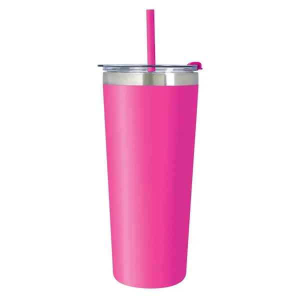 24 oz. stainless steel tumbler with double wall, vacuum insulated design,... from ASI 61125 Hit Promotional Products / Hit®