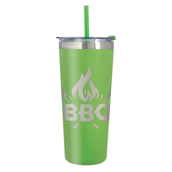 24 oz. stainless steel tumbler with double wall, vacuum insulated design,... from ASI 61125 Hit Promotional Products / Hit®