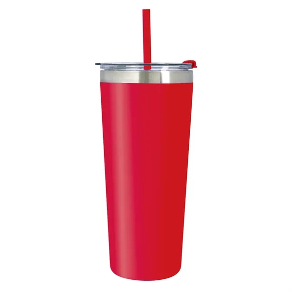 24 oz. stainless steel tumbler with double wall, vacuum insulated design,... from ASI 61125 Hit Promotional Products / Hit®