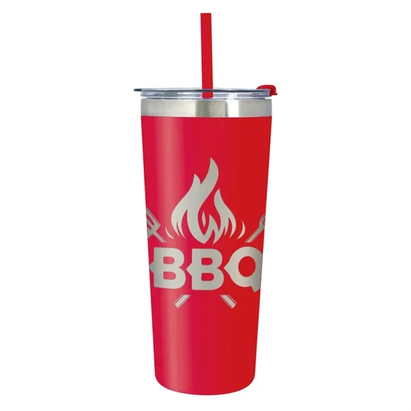 24 oz. stainless steel tumbler with double wall, vacuum insulated design,... from ASI 61125 Hit Promotional Products / Hit®