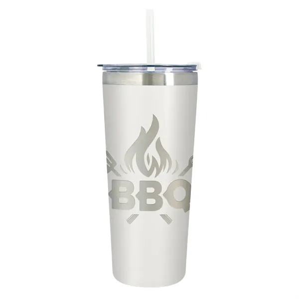 24 oz. stainless steel tumbler with double wall, vacuum insulated design,... from ASI 61125 Hit Promotional Products / Hit®