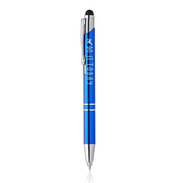Medium ballpoint pen made of metal with a stylus and an... from ASI 39552 BEL Promo