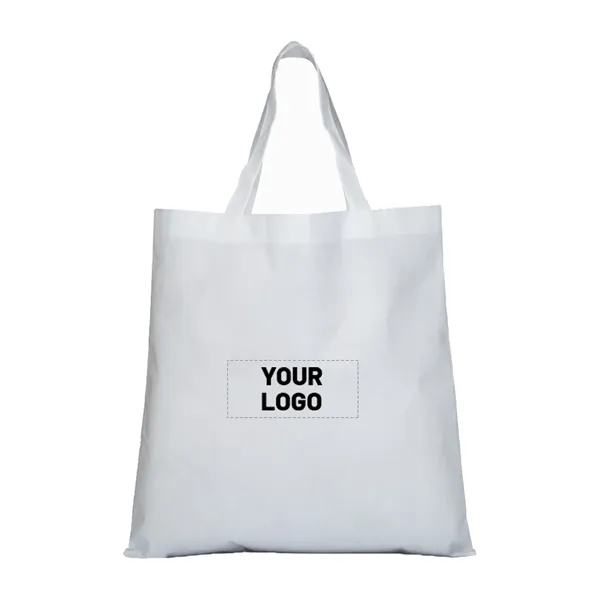 Non-woven polypropylene tote bag plus full color imprint on 1 location... from ASI 37218 Athena Promo (tm)