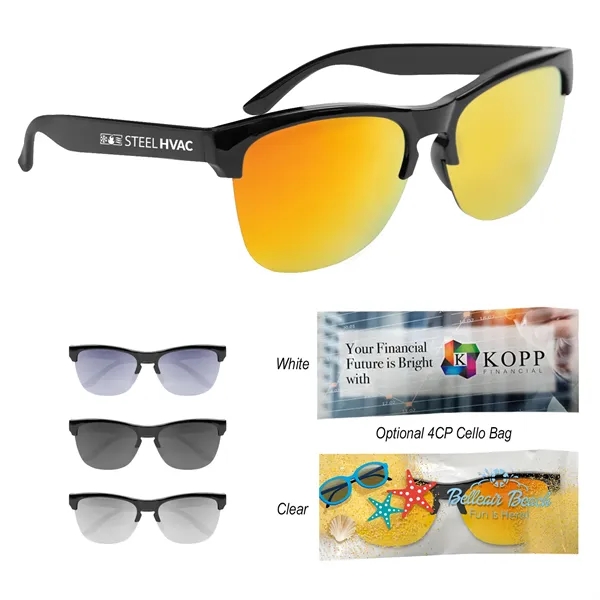 Sunglasses with reflective lenses and UV400 protection.... from ASI 61125 Hit Promotional Products / Hit®