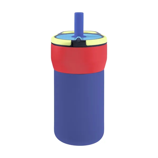 12 oz. insulated stainless steel tumbler with lid and straw.... from ASI 61125 Hit Promotional Products / Hit®