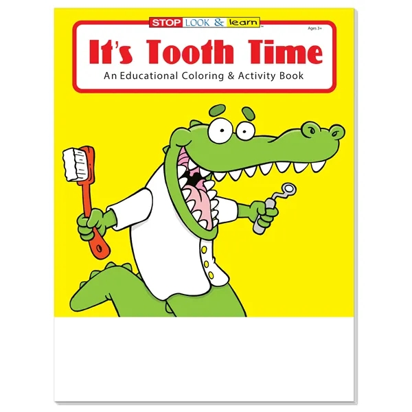 Coloring Book: It's Tooth Time... from ASI 40480 Koozie Group / Norwood