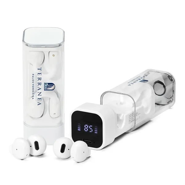 The Aurellio open earbuds offer a secure fit, touch controls, IPX5... from ASI 91435 Tomax USA