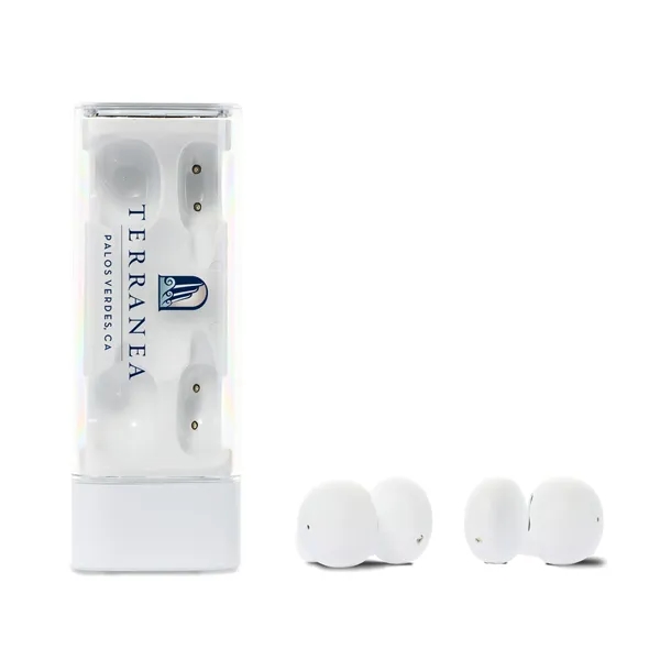 The Aurellio open earbuds offer a secure fit, touch controls, IPX5... from ASI 91435 Tomax USA