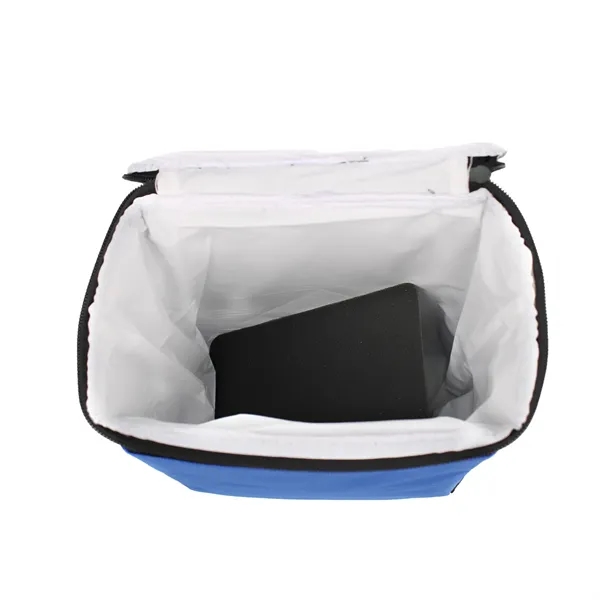 8" x 10" x 5" polyester 12-can insulated vertical cooler with... from ASI 37980 Bagworld