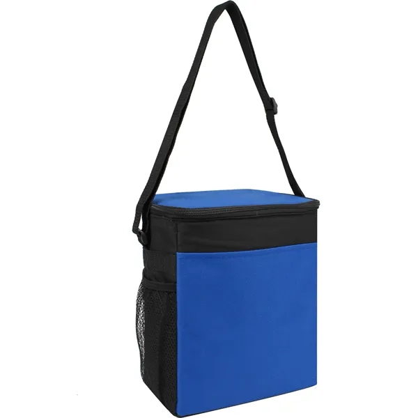 8" x 10" x 5" polyester 12-can insulated vertical cooler with... from ASI 37980 Bagworld