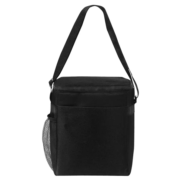 8" x 10" x 5" polyester 12-can insulated vertical cooler with... from ASI 37980 Bagworld