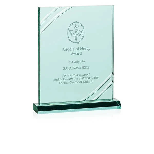 8W x 10 3/4H x 2D clear or green acrylic award... from ASI 40480 Koozie Group / Norwood