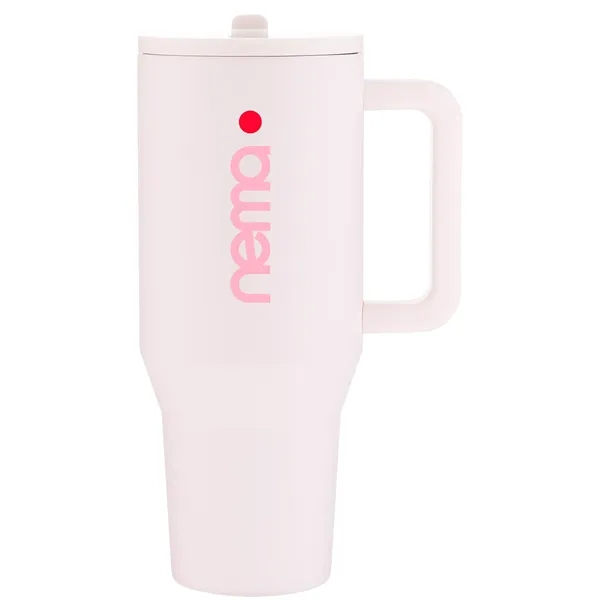 40 oz double wall 18/8 stainless steel thermal tumbler with copper... from ASI 51197 ETS Express, LLC