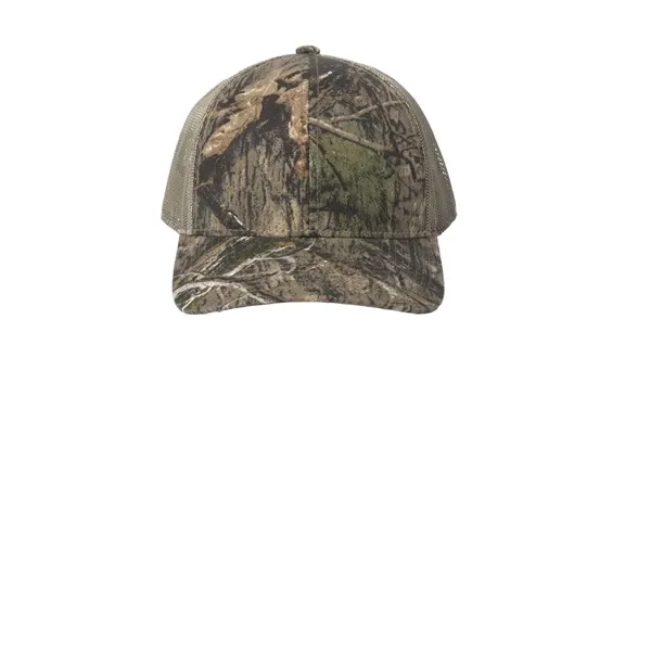 Russell® Outdoors Camo Snapback Trucker Cap... from ASI 57371 Eyevertising
