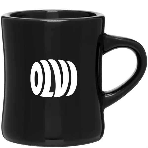 10 oz ceramic mug with handle and a glossy colored exterior... from ASI 51197 ETS Express, LLC