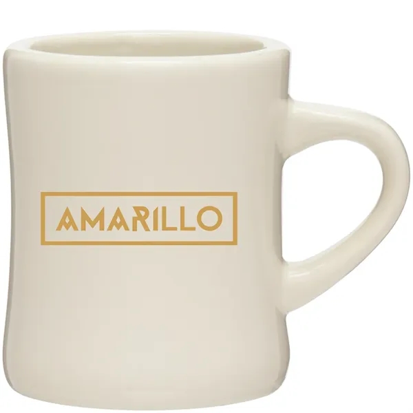 10 oz ceramic mug with handle and a glossy colored exterior... from ASI 51197 ETS Express, LLC