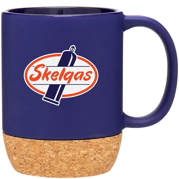 13 oz ceramic mug with handle, matte colored exterior, glossy colored... from ASI 51197 ETS Express, LLC