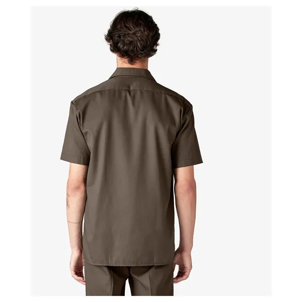 Dickies men's short sleeve work shirt with moisture-wicking technology and stain-release... from ASI 34063 alphabroder