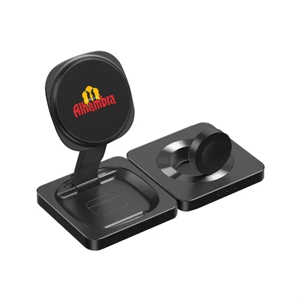 The 3-in-1 Foldable Wireless Charging Stand... from ASI 63776 KTI Networks Inc / KTI Promo