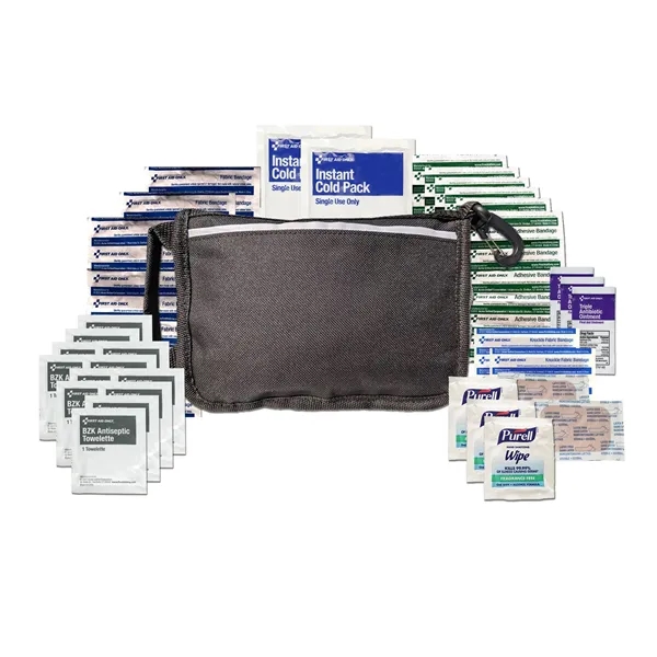Coach's first aid kit with bandages, antiseptic wipes, ice packs, and... from ASI 84514 Safety Made