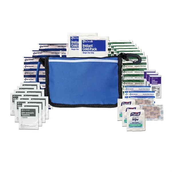 Coach's first aid kit with bandages, antiseptic wipes, ice packs, and... from ASI 84514 Safety Made