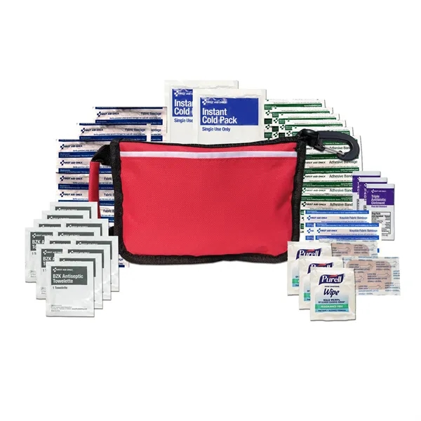 Coach's first aid kit with bandages, antiseptic wipes, ice packs, and... from ASI 84514 Safety Made