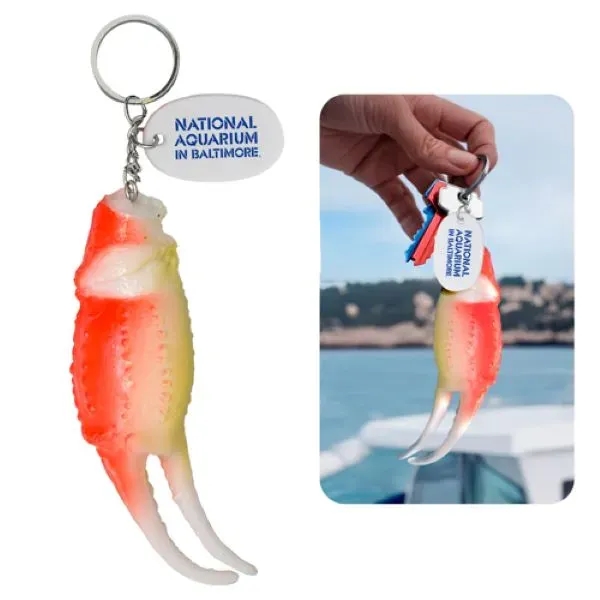 Keychain shaped like a lobster claw... from ASI 52710 Lincoln Line