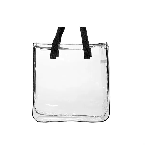 Transparent PVC tote bag plus 1 color silkscreen imprint on 1... from ASI 37218 Athena Promo (tm)