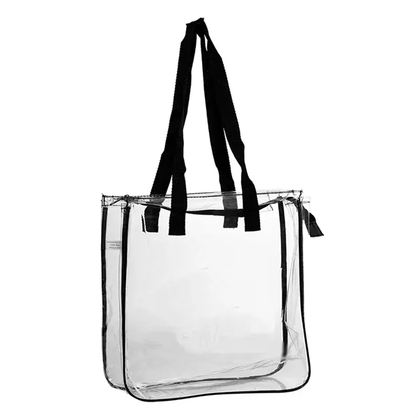 Transparent PVC tote bag plus 1 color silkscreen imprint on 1... from ASI 37218 Athena Promo (tm)
