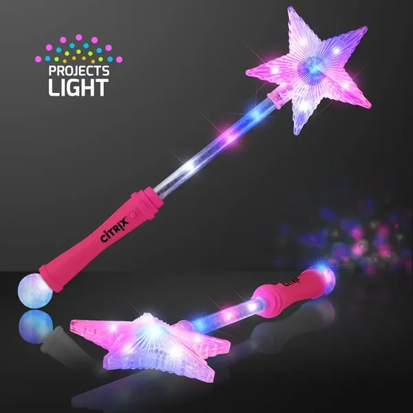 Blank or Imprinted. LED Super Star Wands make the night magical.... from ASI 34194 ALightPromos / Alight Promotional Products