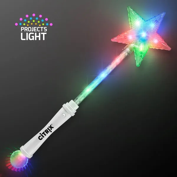 Blank or Imprinted. LED Super Star Wands make the night magical.... from ASI 34194 ALightPromos / Alight Promotional Products