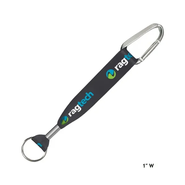 Ribbon Key Fob with Carabiner... from ASI 31517 Admart Products / Admart Line