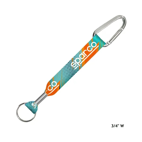Ribbon Key Fob with Carabiner... from ASI 31517 Admart Products / Admart Line