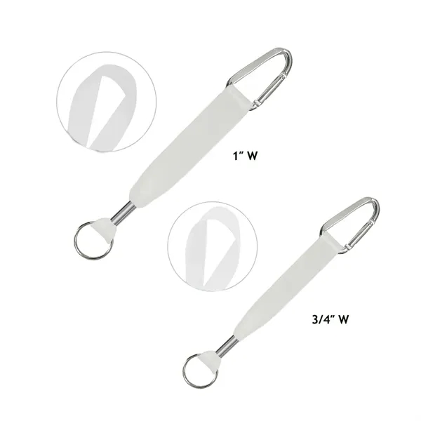 Ribbon Key Fob with Carabiner... from ASI 31517 Admart Products / Admart Line