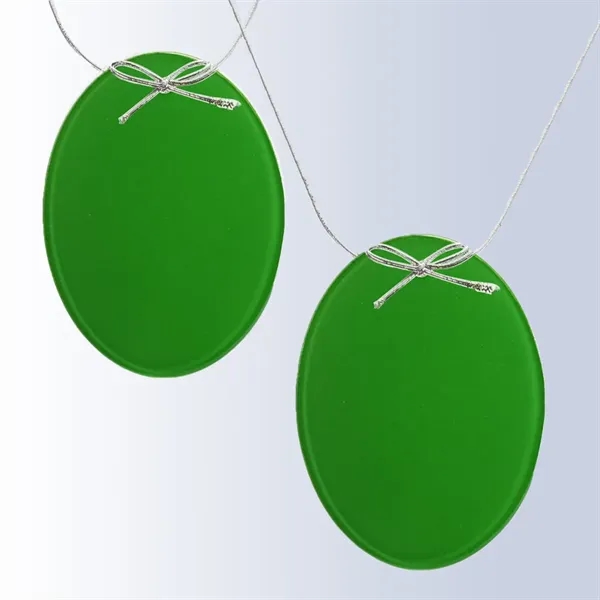 Green Oval Ornament... from ASI 31517 Admart Products / Admart Line