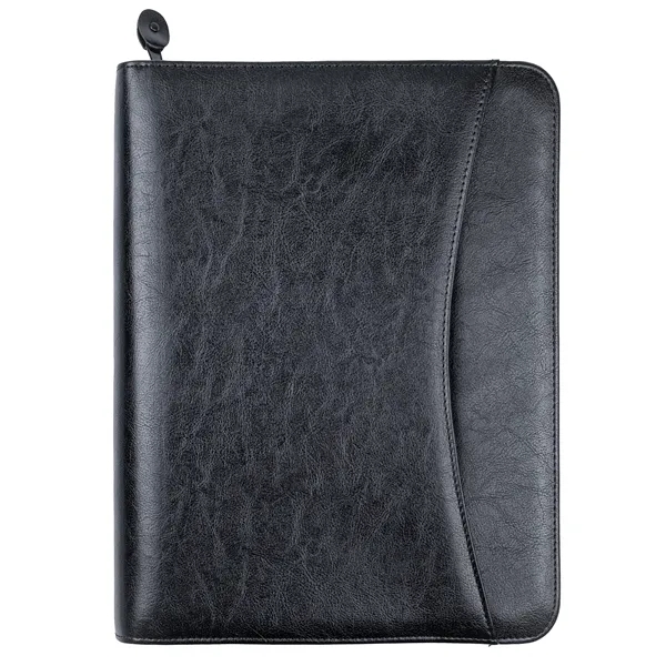 Professional simulated leather ring portfolio with writing pad.... from ASI 46755 Cosmo Promos