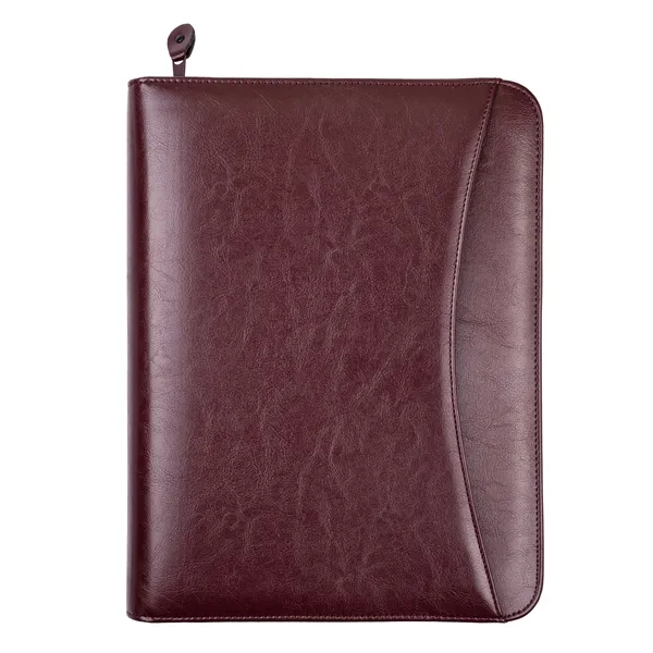 Professional simulated leather ring portfolio with writing pad.... from ASI 46755 Cosmo Promos