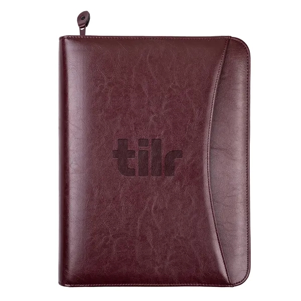 Professional simulated leather ring portfolio with writing pad.... from ASI 46755 Cosmo Promos
