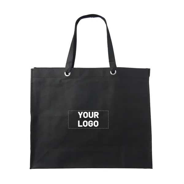 Non-woven spacious tote bag plus 1 color silkscreen imprint on 1... from ASI 37218 Athena Promo (tm)