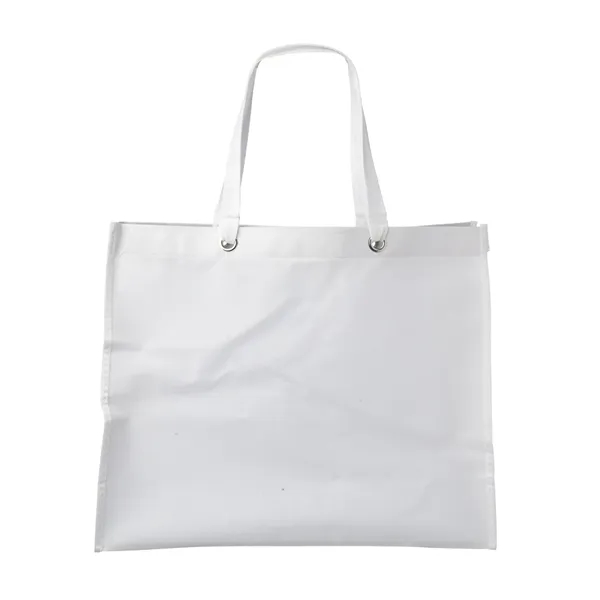 Non-woven spacious tote bag plus 1 color silkscreen imprint on 1... from ASI 37218 Athena Promo (tm)