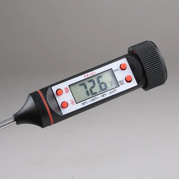9" x 3/4" digital thermometer with a temperature range of 122... from ASI 61966 HPG / Beacon Promotions