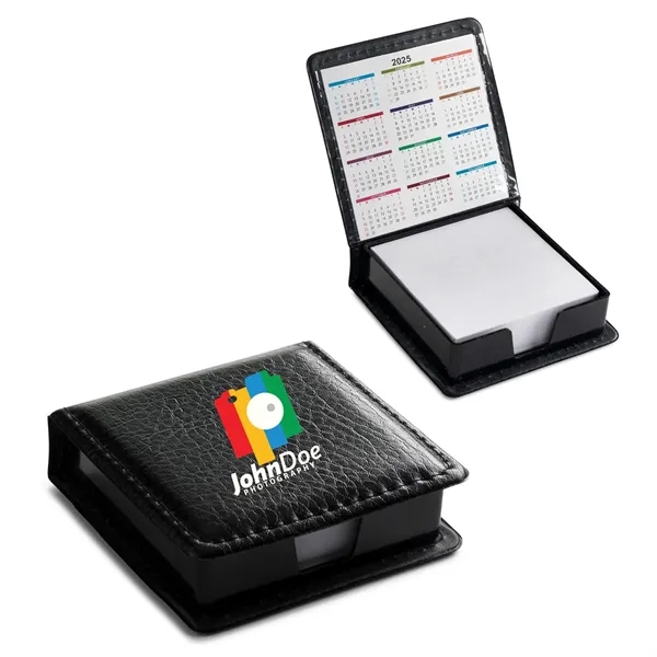 Pvc Black Desk Caddy With White Paper and calendar card.... from ASI 90859 Tempo Industries Inc / Tempoline