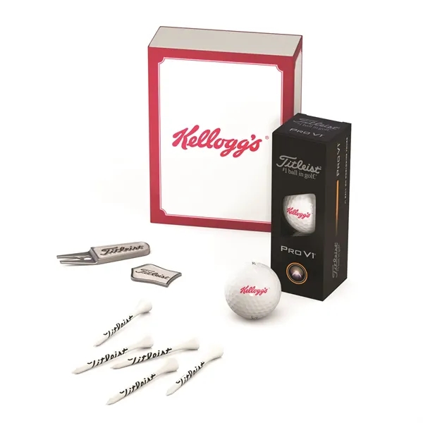 Golf Tournament box with 3 Titleist Pro V1 golf balls, Titleist... from ASI 38120 Ball Pro / Diversified Quality Kitchenware