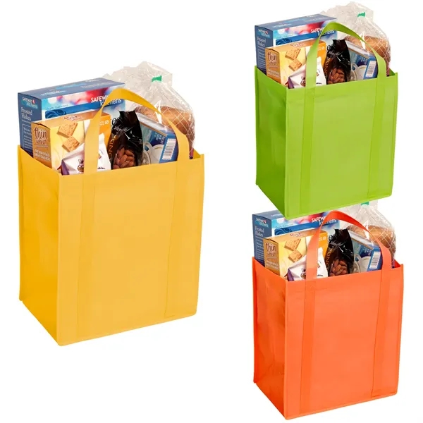 Non-woven polypropylene tote bag made of 80 gsm non-woven polypropylene plus... from ASI 37218 Athena Promo (tm)