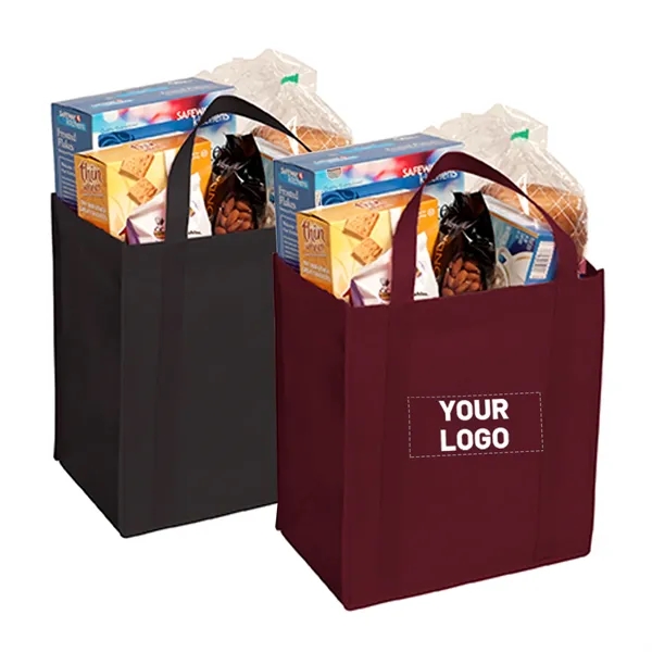 Non-woven polypropylene tote bag made of 80 gsm non-woven polypropylene plus... from ASI 37218 Athena Promo (tm)